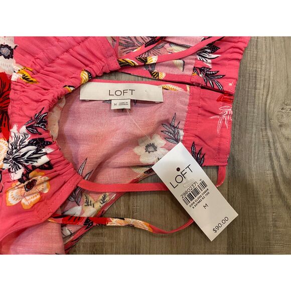 NWT Loft Zinnia Halter Maxi Dress size M - Picture 4 of 5